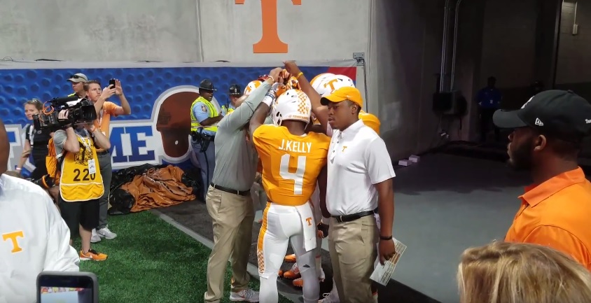 Video: John Kelly, Coach G and the RBs set to take the field