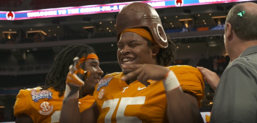 Video: Chick-fil-A Kickoff Game Vols Win Trophy Presentation