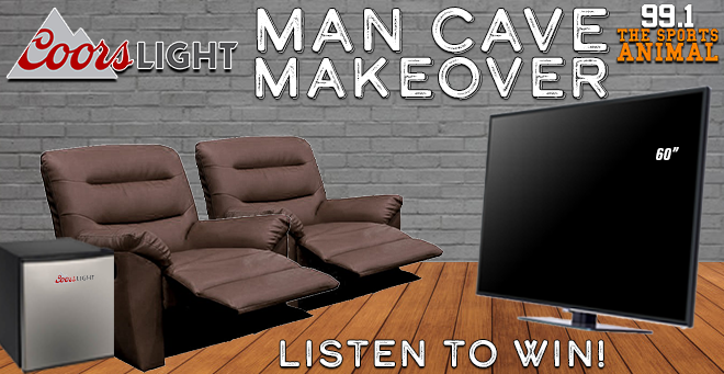 Coors Light Man Cave Makeover