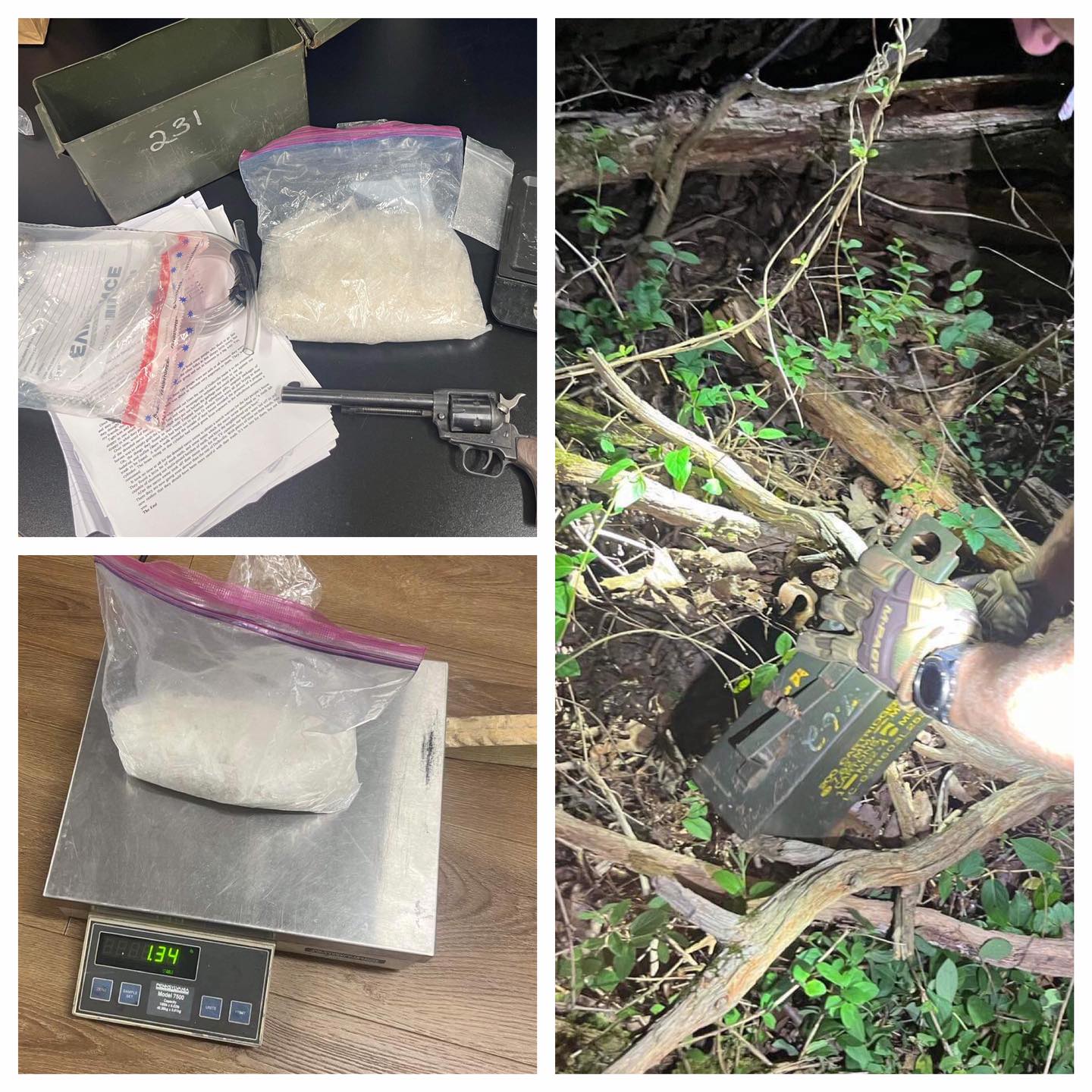 Police Uncover Over a Pound of Meth in Sweetwater Woods