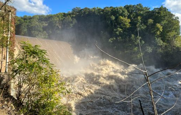 TVA Evaluates Nolichucky Dam after Massive Flooding