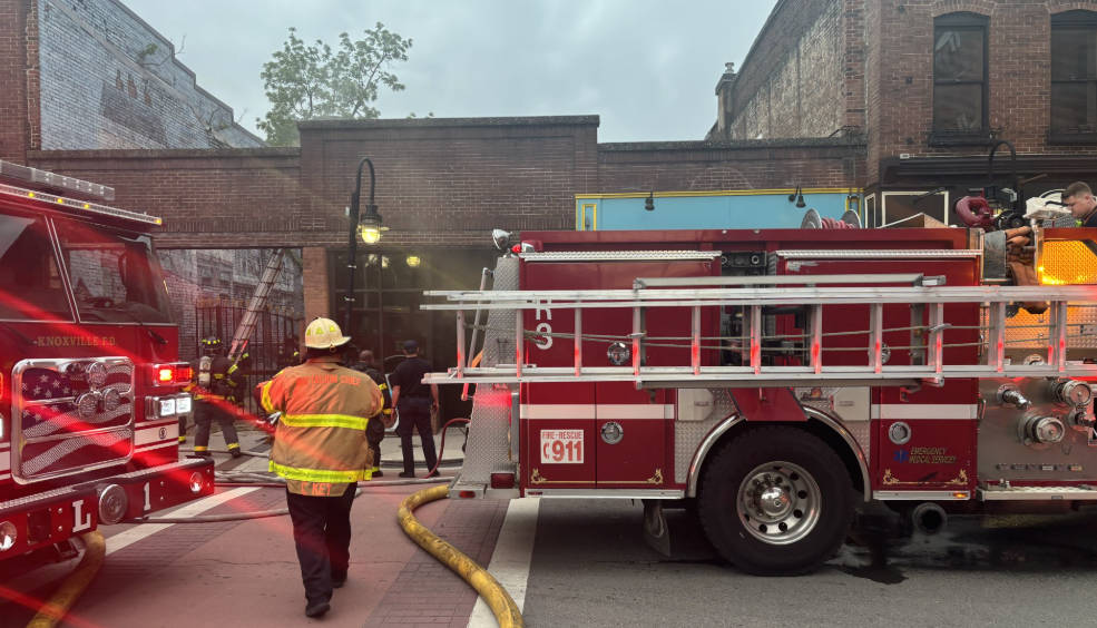 Fire at Downtown Businesses are Under Investigation by Knoxville Fire Department