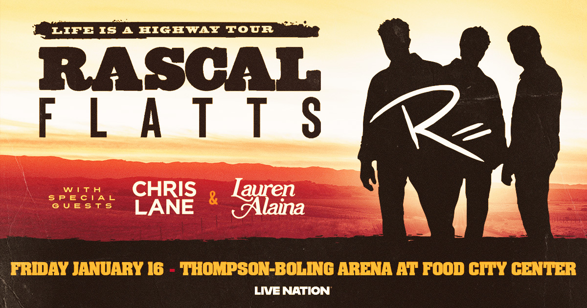 Rascal Flatts- Thompson-Boling Arena at Food City Center- 1/16/2026
