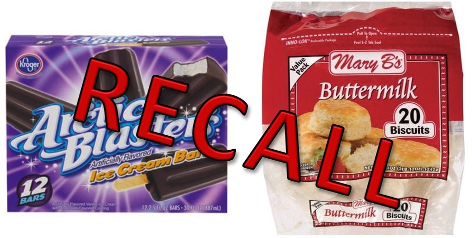 Ice Cream Bars and Frozen Biscuits Recalled for Listeria