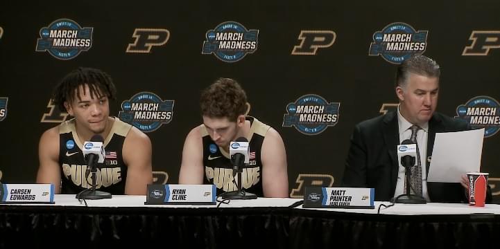 Video: Purdue’s Matt Painter and players in postgame press conference