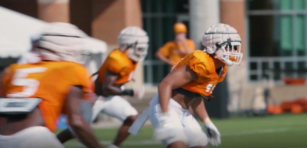 VIDEO: Tennessee Football Fall Practice 8 Footage