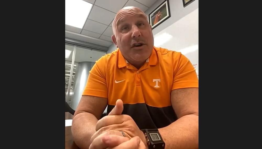 WATCH: Vols TE Coach Joe Osovet at Knox QB Club