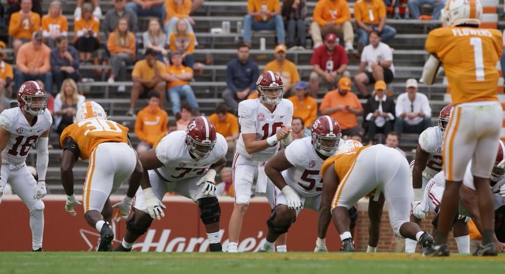 Field level, aerial and slow-mo highlights of Alabama at UT