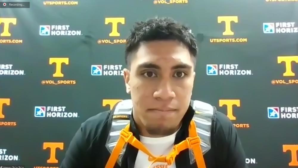 WATCH: Henry To’o To’o postgame after loss at Arkansas
