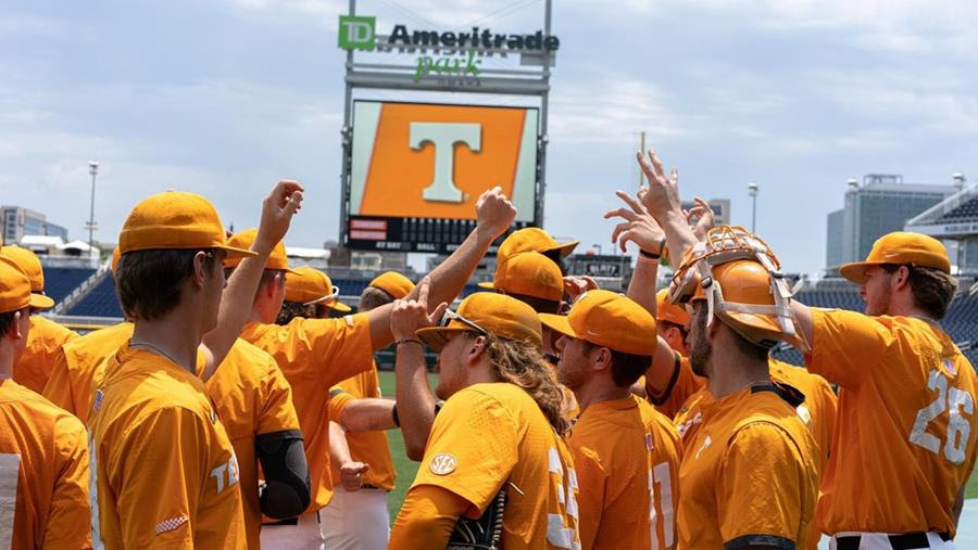 Baseball Preview: No. 3 National Seed Tennessee Set to Open College World Series Sunday