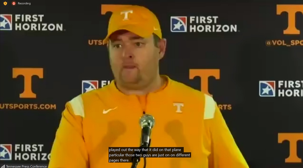 WATCH: Josh Heupel postgame after loss to #4 Alabama 52-24