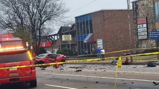 Several people are taken to the hospital after a car multi-car crash on Magnolia Avenue.