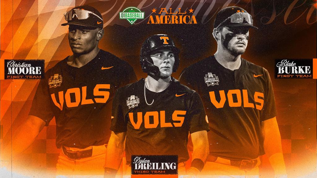 TRIO OF VOLS EARN ALL-AMERICA HONORS FROM D1BASEBALL.COM