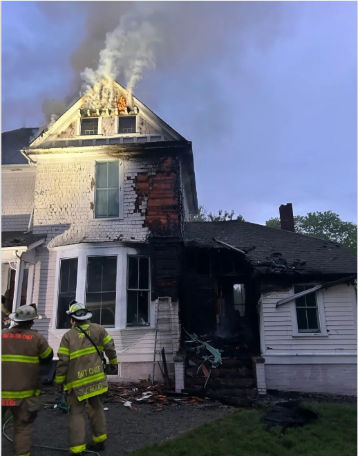 Fire Damages 130-Year-Old Knox County Home