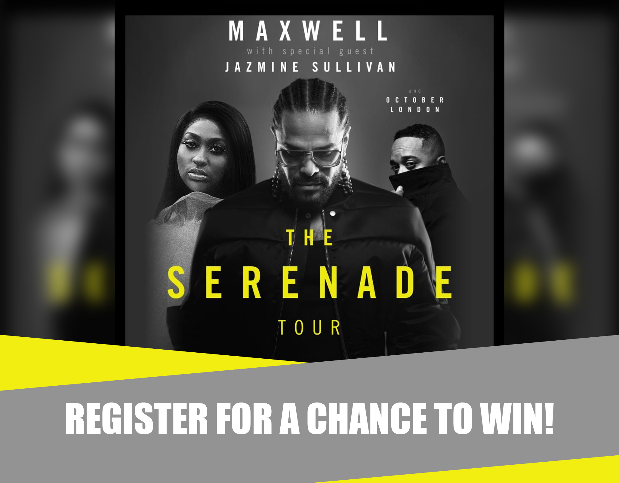 MAXWELL: THE SERENADE TOUR!