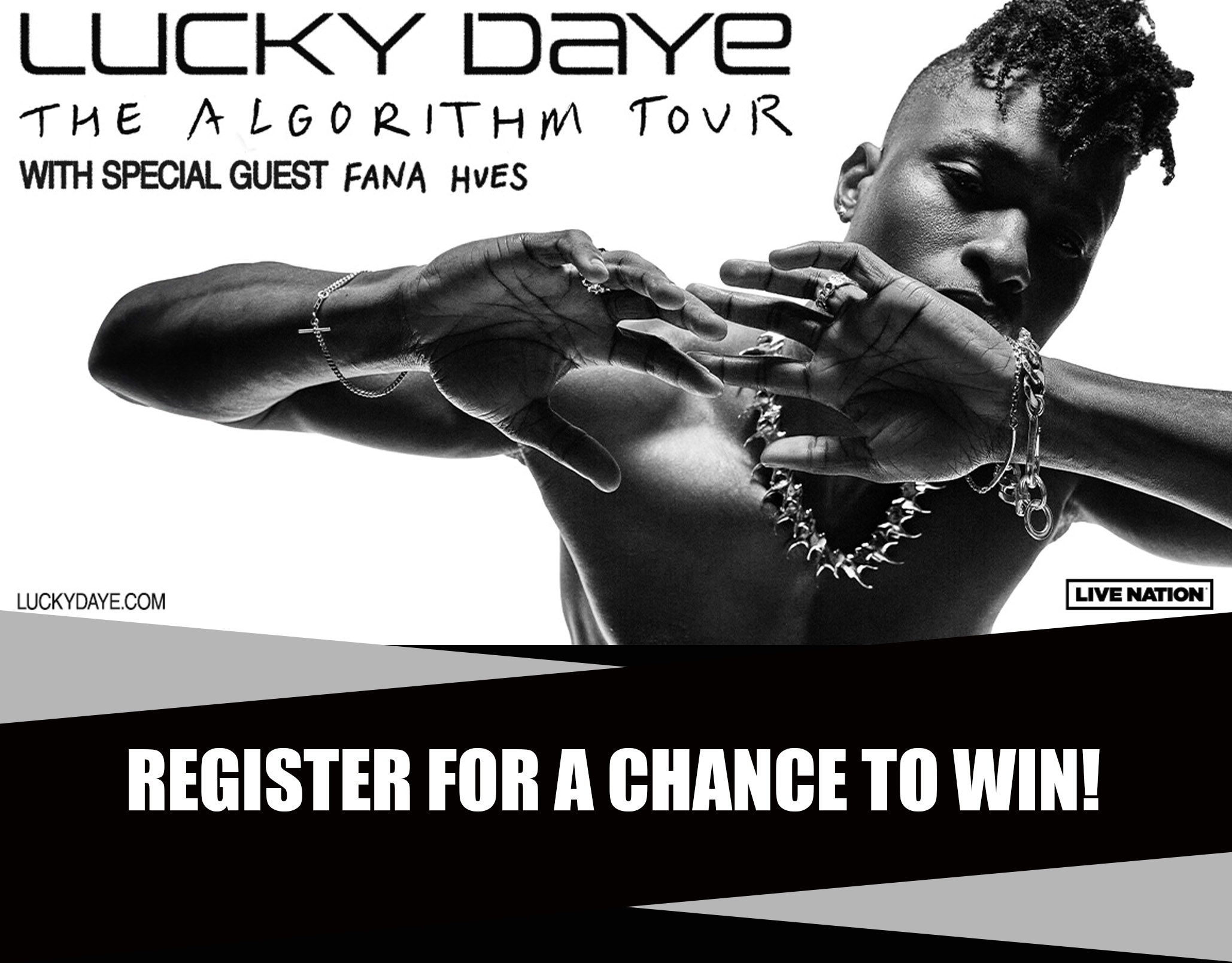 LUCKY DAYE: THE ALGORITHM TOUR!