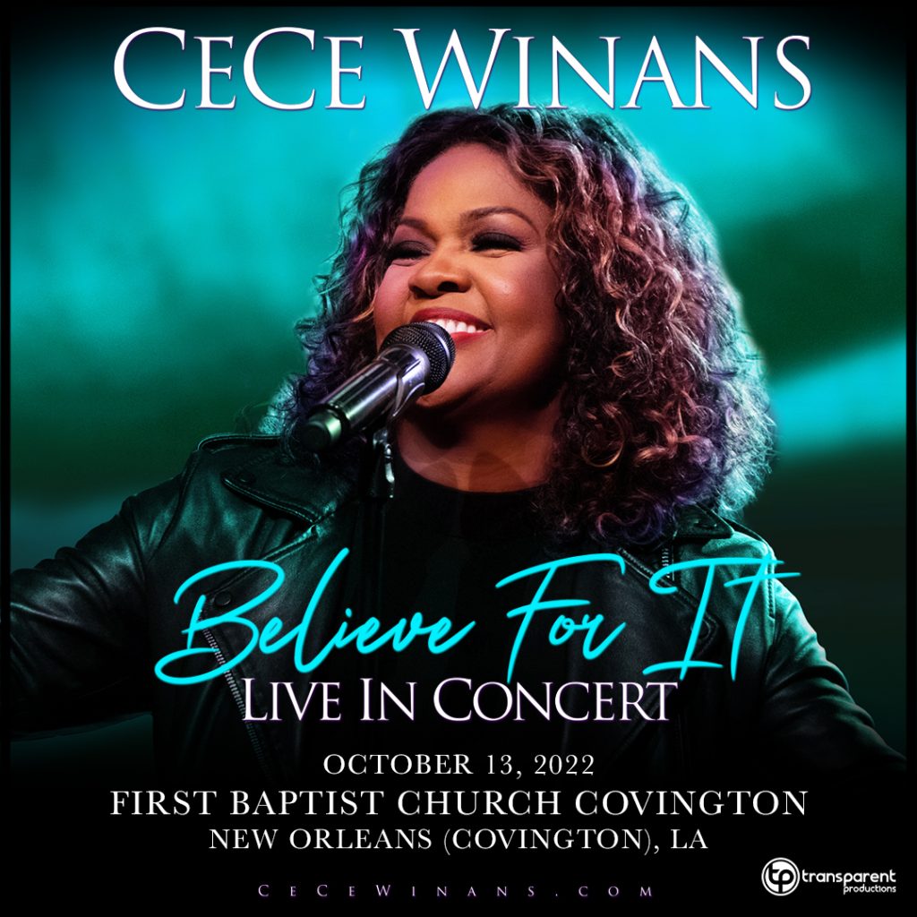 CeCe Winans Believe For It Tour