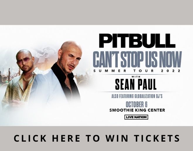 Win tickets to the Pitbull: Can’t Stop Us Now Concert!