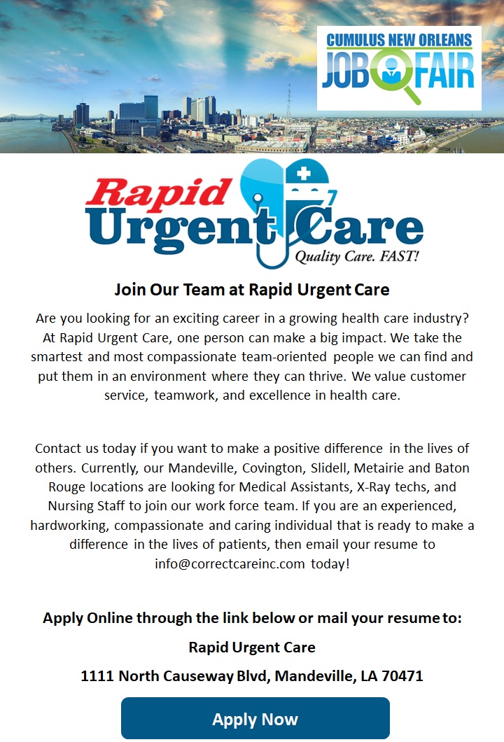 Join Our Team at Rapid Urgent Care