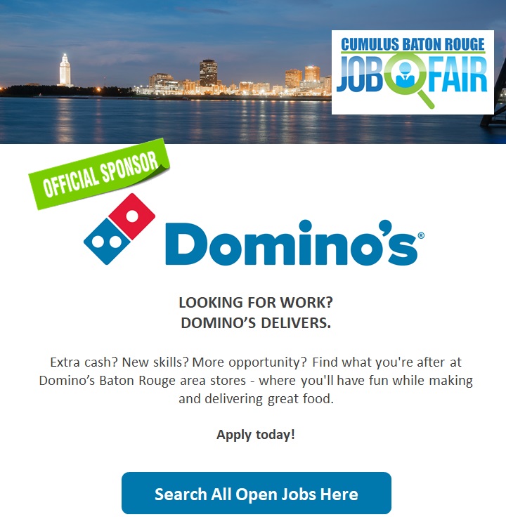 Domino’s Baton Rouge Is Hiring!