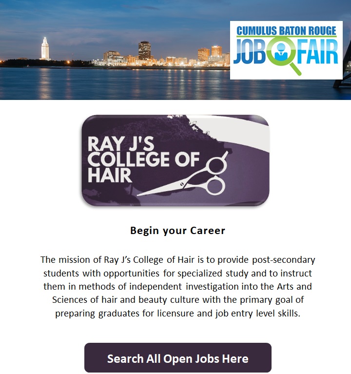 Begin your Career at Ray J’s College of Hair