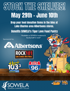 Stock the Shelves Food Drive With Albertsons to Benefit SOWELA’s Food Pantry