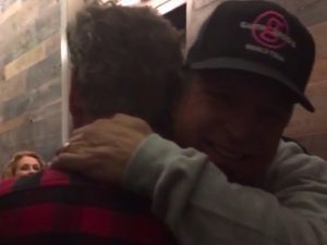 Exclusive Video: Watch Randy Travis Surprise Garth Brooks Backstage Before His Seven Diamond Celebration at Nashville’s Ascend Amphitheater