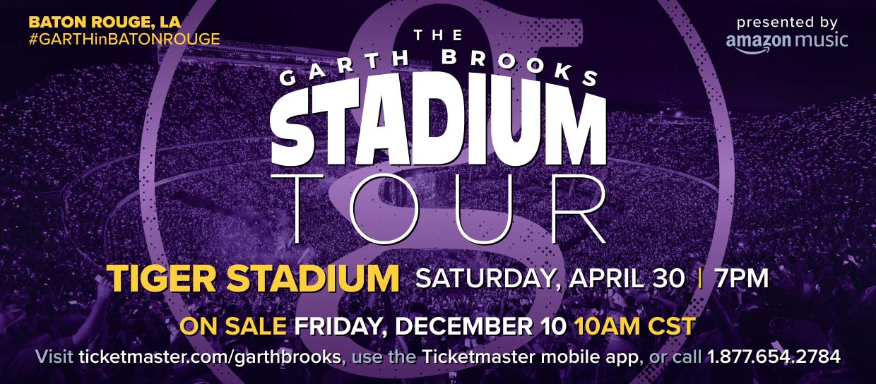 What You Need to Know for the Garth Brooks Stadium Tour at Tiger Stadium