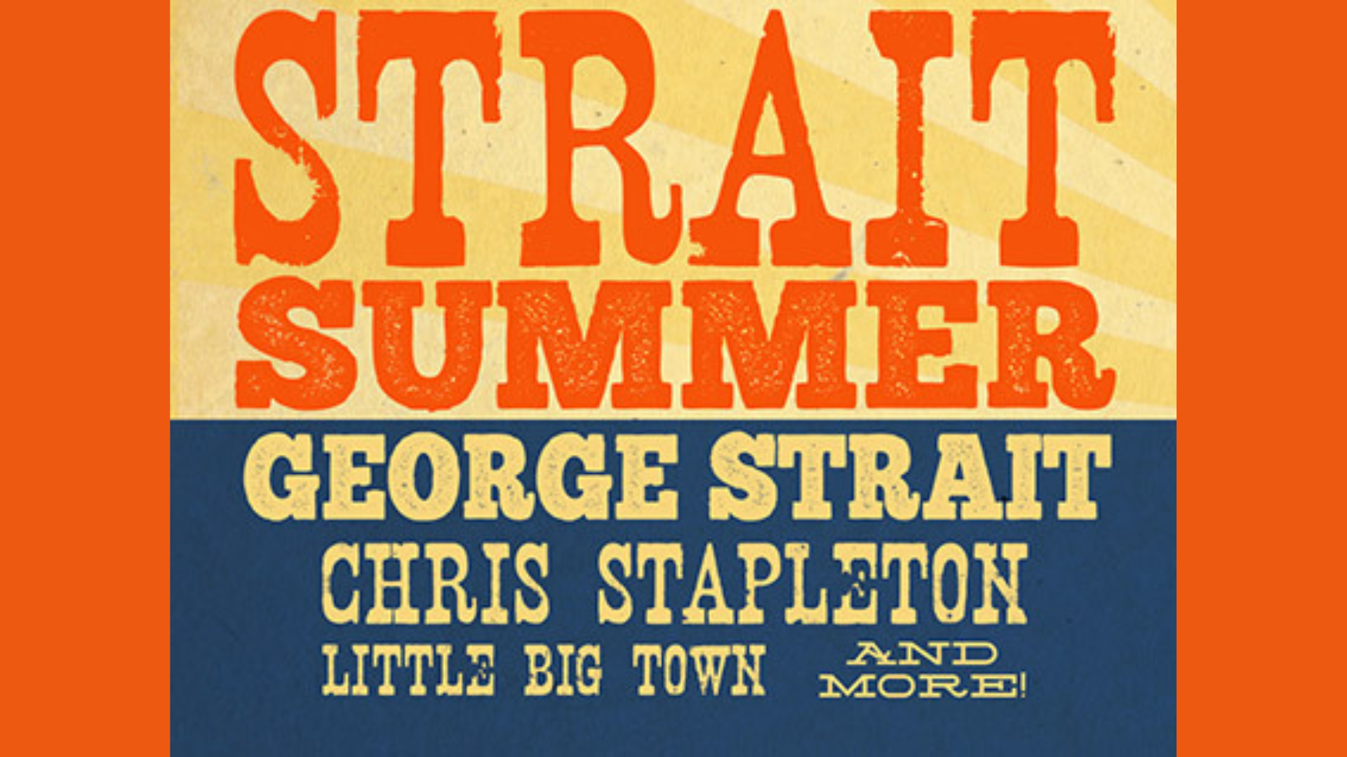 George Strait Announces 6-City Stadium Tour with Chris Stapleton & Little Big Town