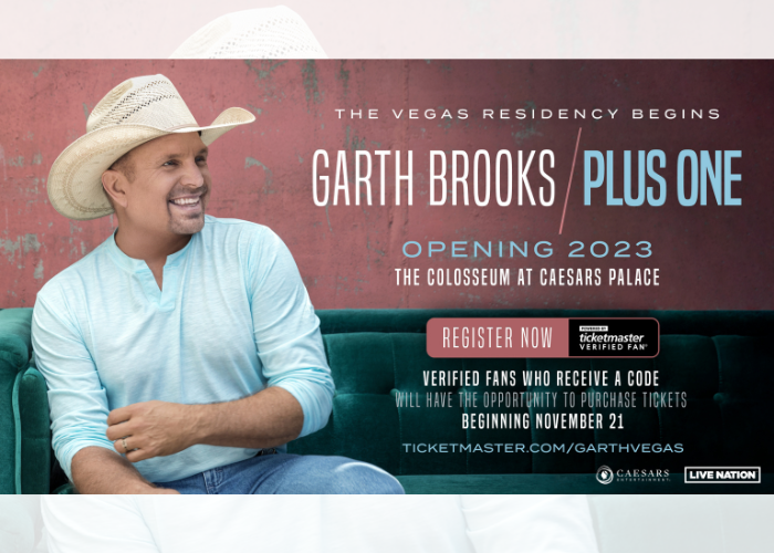 Garth Brooks Announces Vegas Residency to Begin in 2023