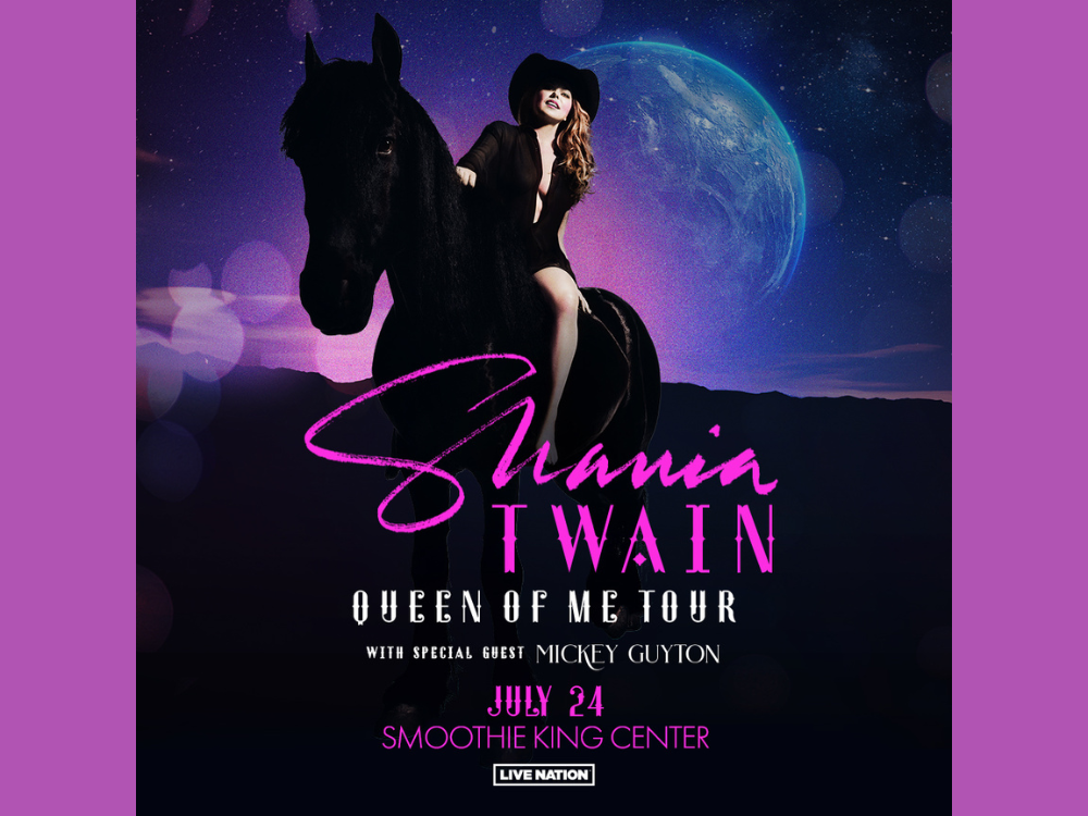 Shania Adds New Orleans to Queen of Me Tour Dates