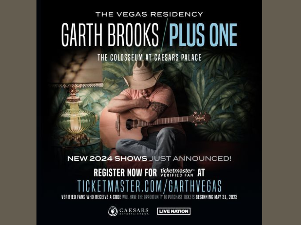 BREAKING: Garth Brooks Announces 2024 Dates for New Las Vegas Residency