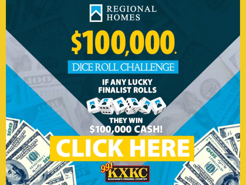 Regional Homes of Lafayette Presents the $100,000 Dice Roll Challenge