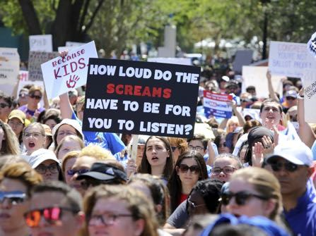 Gun Control March Is Largest Youth Protest Since Vietnam