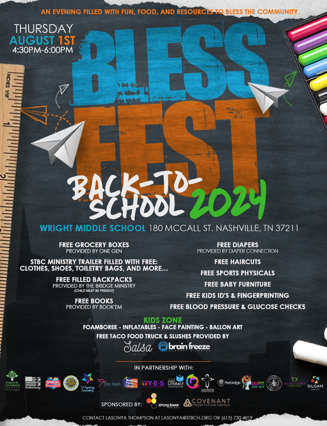 08/01/24 BlessFest 2024 Back to School Outreach