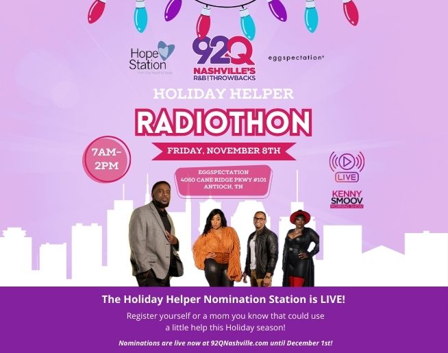 Get Ready for the 92Q  Holiday Helper Radiothon!