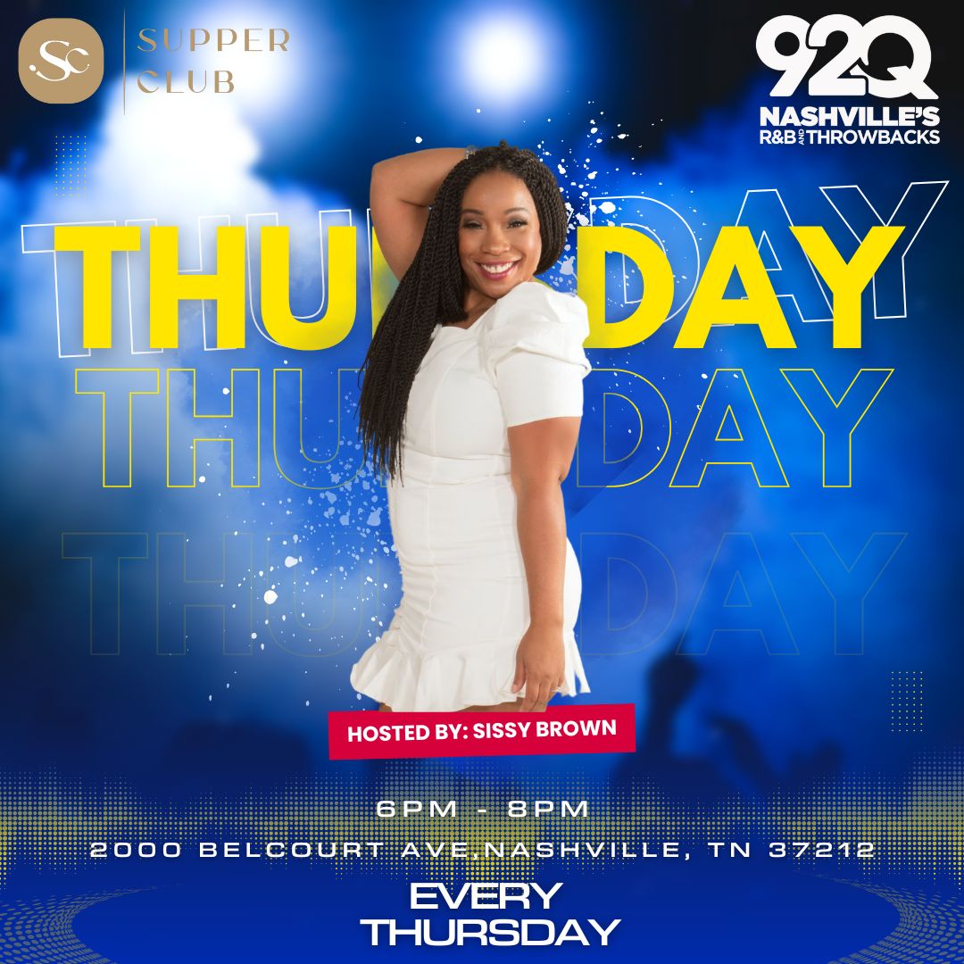 Thursdays At Supper Club | 6p-8p