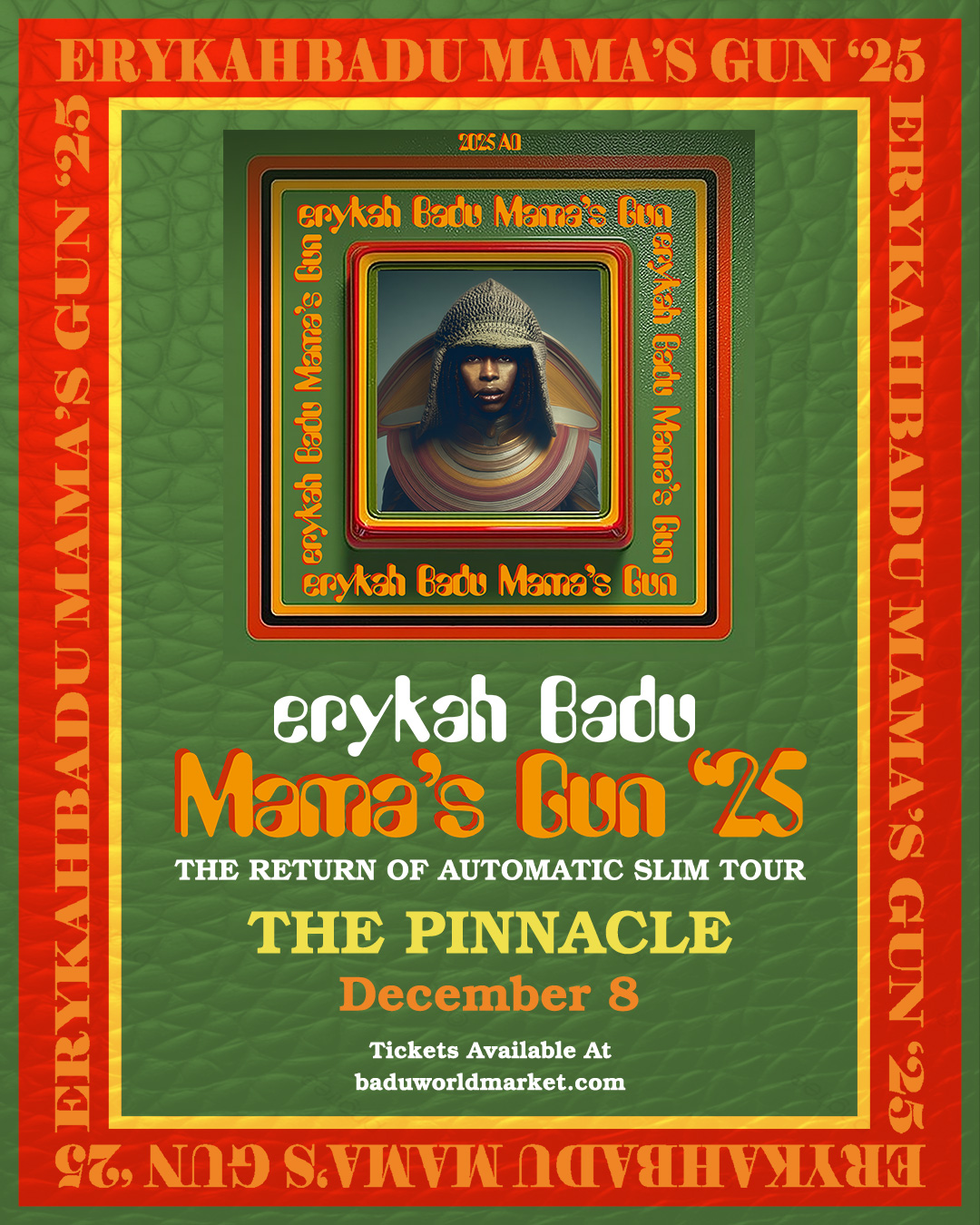 Erykah Badu | The Pinnacle | 12.8.25