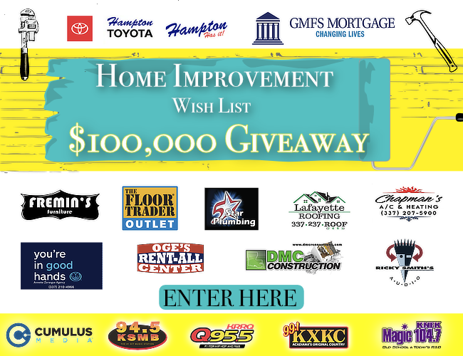 $100,000 Home Makeover Wish List Contest Rules