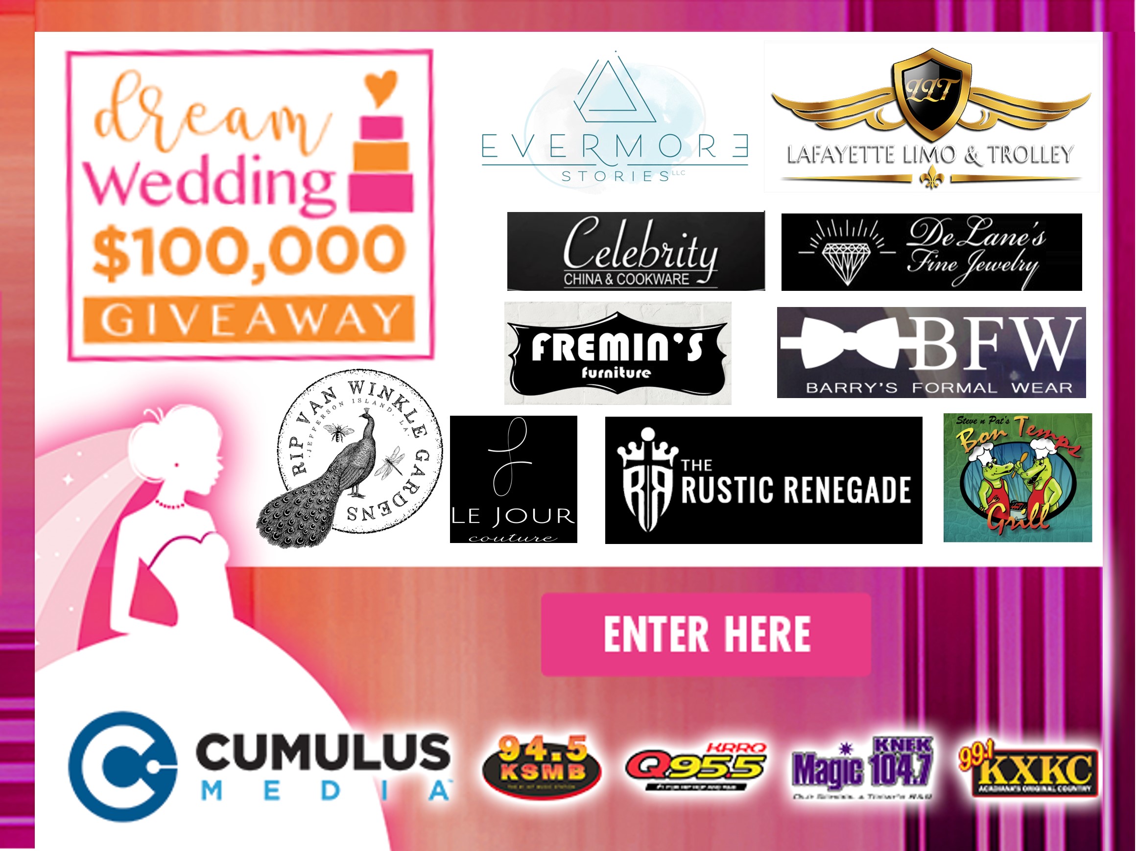 $100,000 Dream Wedding Winning List OFFICIAL RULES