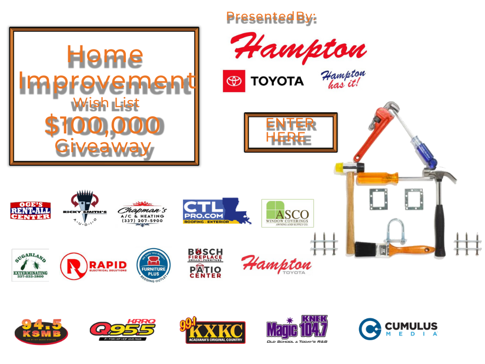 2023 Home Improvement Give-Away Rules