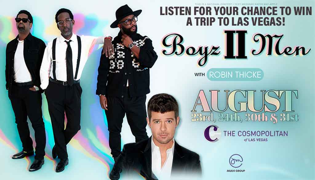 See Boyz II Men in Las Vegas