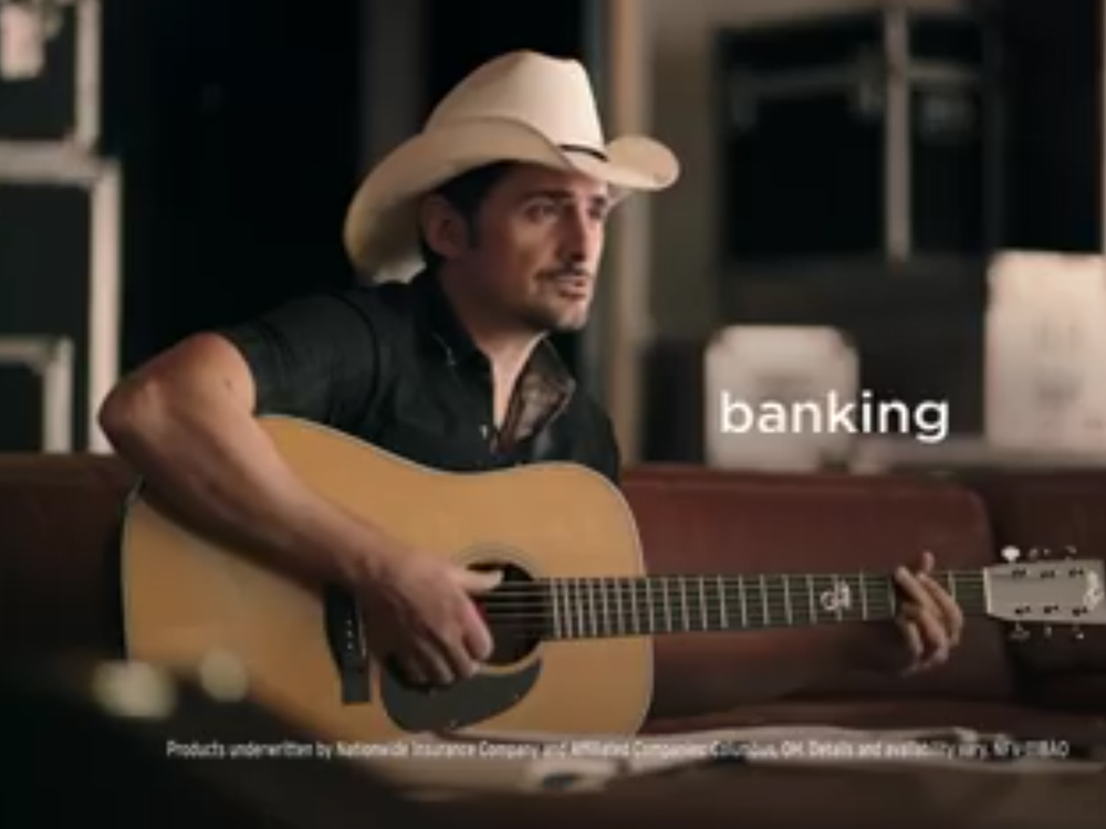 Catch A Sneak Peek of Brad Paisley’s New Nationwide Commerical