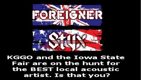 Open for Foreigner and Styx at the Iowa State Fair