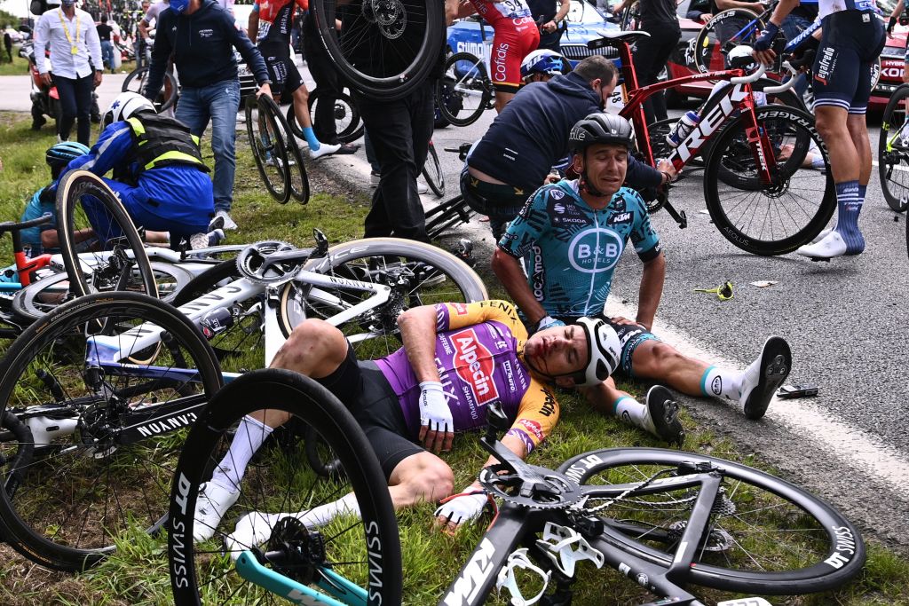 Massive Bike Crash at the Tour de France