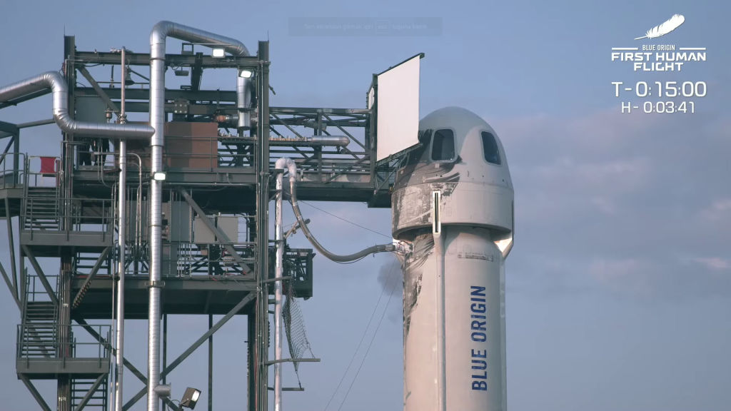 Jeff Bezos Launch Into Space With Blue Origin Crew