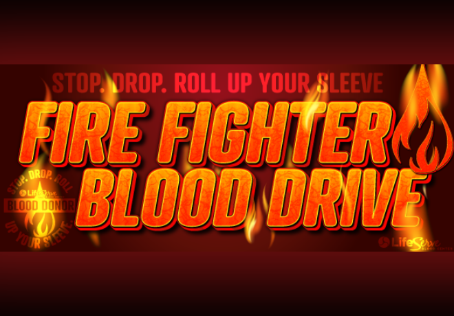 Fire Fighter Blood Drive