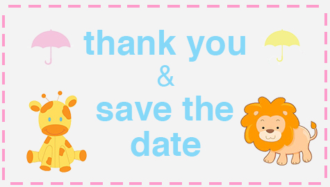 Thank you & save the date!