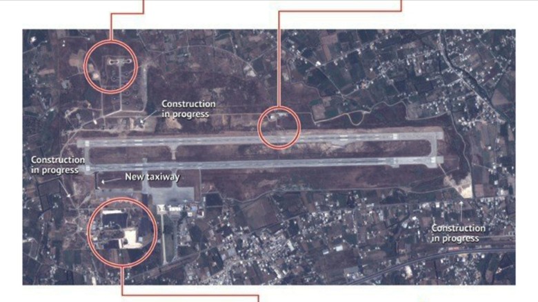 Satellite may show Russian military base in Syria
