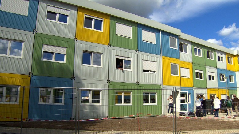 CNN goes inside refugee housing in Germany